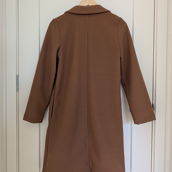 Zara Women's Teddy Coat in Warm Brown - Picture 3 of 3